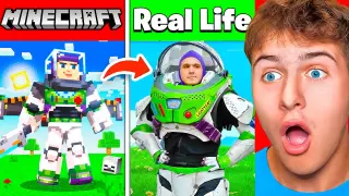 MINECRAFT TOY STORY IN REAL LIFE! (WOODY, BUZZ LIGHTYEAR & MORE!)