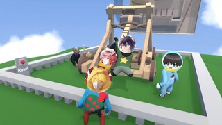 When the rubber people encounter the "Super Mousetrap" while passing the level!?