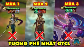 TOP 10 vị tướng PHẾ nhất trong lịch sử 3 mùa giải Đấu Trường Chân Lý | Teamfight Tactics