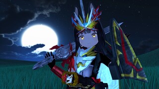 VRCHAT 假面骑士娘化 圣刃 情绪龙