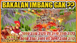 BAKALAN IMBANG GAK ?? WAR 6 VS 6 KVK SOC RISE OF KINGDOMS !!