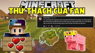 THỬ THÁCH SINH TỒN MINECRAFT 1.19 VÀ LÀM THEO YÊU CẦU CỦA FAN !!