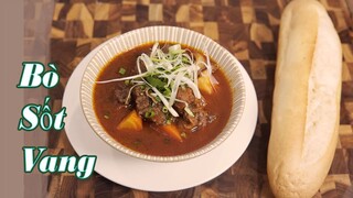 Cách Nấu Bò Sốt Vang / How to Cook Vietnamese Stewed Local Beef