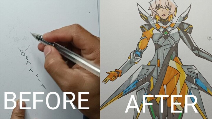 Beatrix mobile legends hero#art