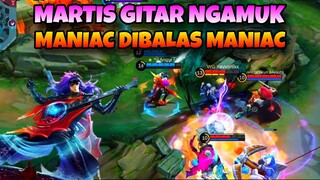 MARTIS GITAR NGAMUK 😈 MANIAC DIBALAS MANIAC 🔥