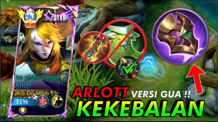 NIH ITEM & EMBLEM ARLOTT KEKEBALAN YANG LAGI META VERSI GUA !! MLBB