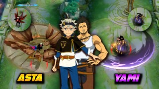 Asta & Yami Skin Comparison! MLBB x Black Clover COLLABORATION