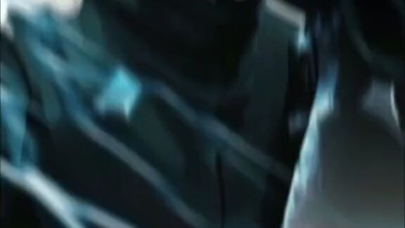 white her blue eys. anime.