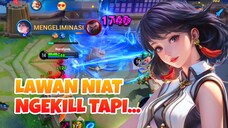 LAWAN NIAT NGEKILL, AKU NIAT NYOBA HERO 🤣 - Honor Of Kings