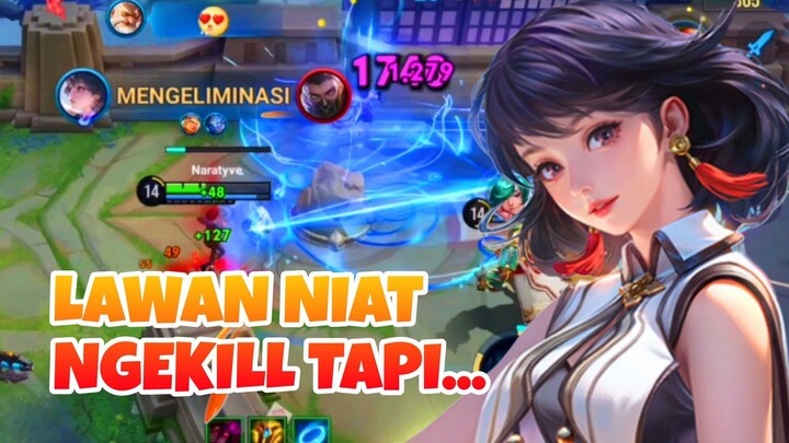 LAWAN NIAT NGEKILL, AKU NIAT NYOBA HERO 🤣 - Honor Of Kings