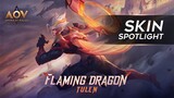 Tulen Flaming Dragon Skin Spotlight - Garena AOV (Arena of Valor)