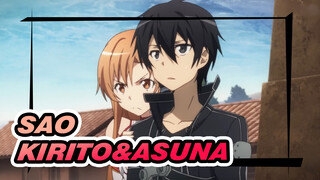 [Sword Art Online / AMV / Edisi Campuran] 
Kirito & Asuna --- Tidak Mau Pergi