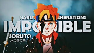 Boruto「AMV」Impossible ᴴᴰ
