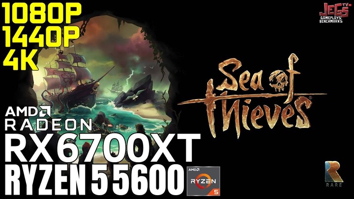 Sea of Thieves | Ryzen 5 5600 + RX 6700 XT | 1080p, 1440p, 4K benchmarks!