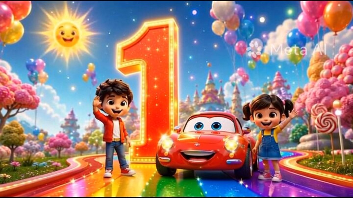 🔢 1 से 10 तक गिनती सीखो | Numbers Rhyme🌈 1 से 10 नंबर राइम | बच्चों की गिनती #viral #trending