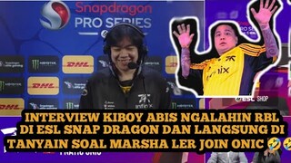 NGAKAK INTERVIEW KIBOY SOAL ROSTER BARU KAGET BARU TAU ANNOUNCEMENT MARSHA LER JOIN ONIC 🤣🔥