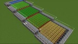 Minecraft Semi-auto Crops Farm