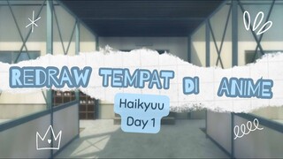 Redraw Tempat di Anime_Haikyuu