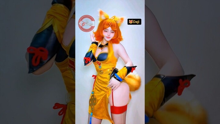 Daji Dance  Honor of Kings Cosplay #shorts