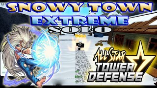 LVL 80 DEMON JUSUKE BEATING SNOWY TOWN SOLO EXTREME MODE (FULL VIDEO) - ALL STAR TOWER DEFENSE