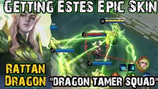 GETTING ESTES "RATTAN DRAGON" [DRAGON TAMER] | SKILLS EFFECT | MOBILE LEGENDS