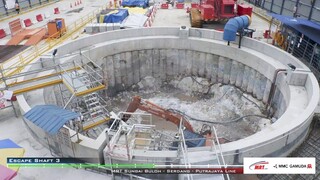 MRT SSP Line Construction Time Lapse as up July 2019