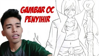 Cara Menggambar Anime Penyihir || Original Character