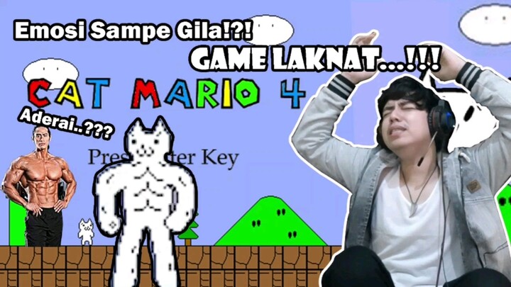 Game Laknatullah😭 CAT MARIO 4 Gameplay INDONESIA
