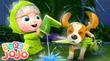 Rain Rain Go Away +More | Sing Along | HOT | Super JoJo - Nursery Rhymes | Playtime with Friends