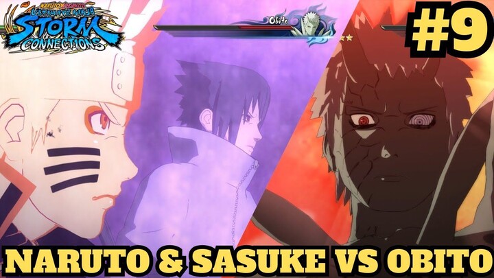 Naruto & Sasuke VS Rikudou Obito - Naruto X Boruto Ultimate Ninja Storm Connections #9