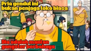 Bukan kaleng-kaleng, pemilik toko yang gendut ini mantan pemb***h bayaran. (Sakamoto days).