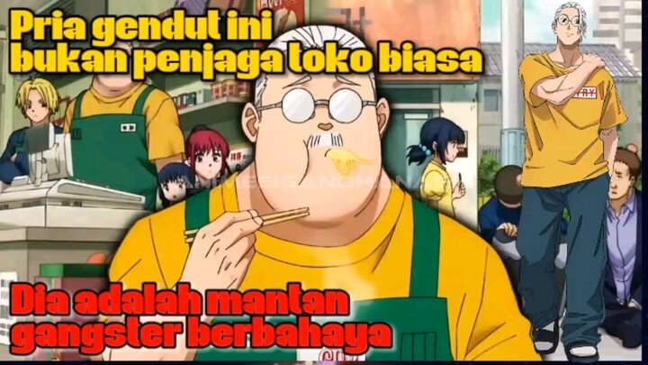 Bukan kaleng-kaleng, pemilik toko yang gendut ini mantan pemb***h bayaran. (Sakamoto days).