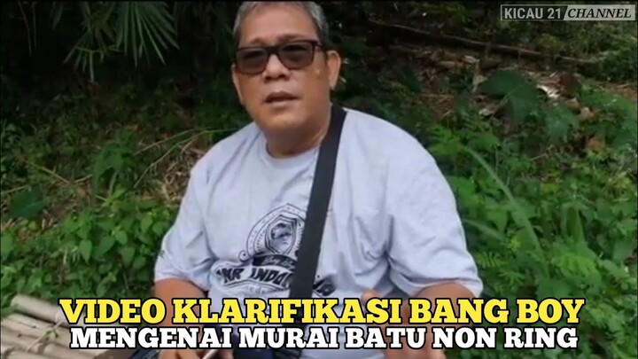 KLARIFIKASI BANG BOY || Mengenai Murai Batu Non Ring
