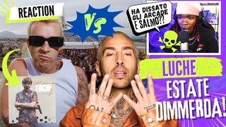 IL DISSING #1 ESTATE DIMMERDA 2 - LUCHE VS SALMO ( DISSING EPICO ) | REACTION by Jacquees