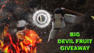 Big Devil Fruit Giveaway ! | Blox Piece | Roblox One Piece Game