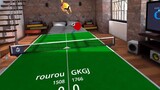 I met a 1.7K+ score boss and was brutally abused by VR table tennis