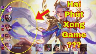 LIÊN QUÂN : Hai Phút Xong Trận Với Đội Hình Troll 4 Xạ Thủ Vs 1 Trợ Thủ  Phá Đảo Game