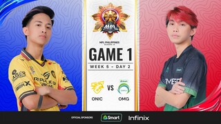 MPL PH S13 - W5D2 - ONIC vs OMG - GAME 1