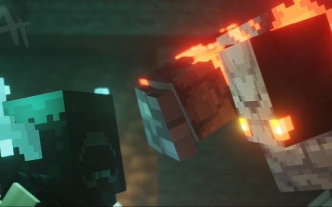 Sound Sentinel vs Redstone Golem [Minecraft Animation]