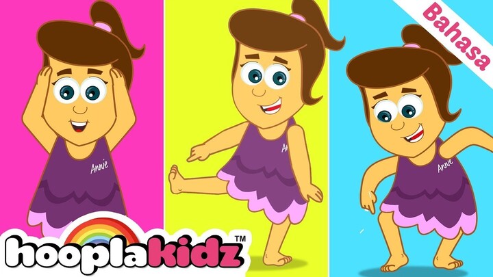 Pelajari Bagian Tubuh | Lagu Indera | Lagu Anak Anak | HooplaKidz Bahasa Indonesia