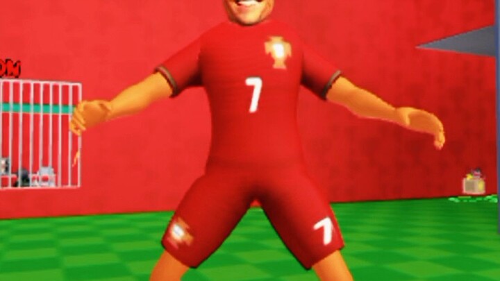 Roblox game Ronaldo try to catch me