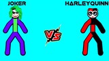 Joker vs Harley Quinn | Supreme duelist stickman