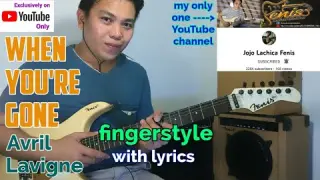 When You're Gone Fingerstyle Guitar Cover