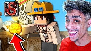 NOVA SÉRIE de ONE PIECE 𝗡𝗢 Minecraft Pocket Edition !! Piece Fruits Guerra 𝗘𝗣.  1  ‹ Ine ›