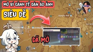 Mở Bí cảnh Tế Đàn Ảo Ảnh siêu Dễ Genshin Impact | bí cảnh map Sumeru 3.1