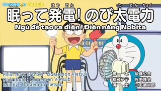 Doraemon Vietsub: Ngủ để tạo ra điện! Điện năng Nobita