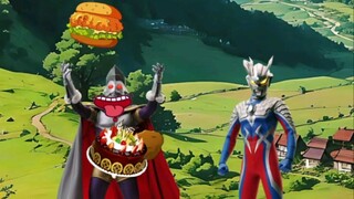 Ultra Father has a lot of delicious food