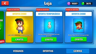 CHEGOU AGORA ATUALIZÇÃO SKIN GRATÍS CHIBI STUMBLE GUYS 0.46.1