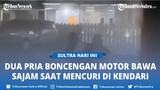 Video Viral Dua Pria Boncengan Motor Bawa Senjata Tajam saat Mencuri di Kendari Sulawesi Tenggara