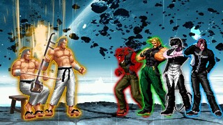 Oldmon Boss VS Ralf, Omega Rugal Boss, Clone Iori e Kychiel | .M.U.G.E.N.